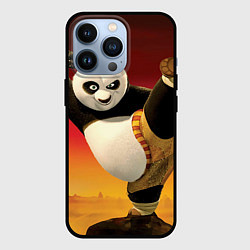 Чехол для iPhone 13 Pro Кунг фу панда, цвет: 3D-черный