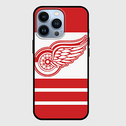 Чехол для iPhone 13 Pro Detroit Red Wings, цвет: 3D-черный