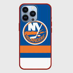 Чехол для iPhone 13 Pro New York Islanders, цвет: 3D-красный