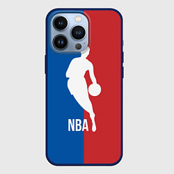 Чехол для iPhone 13 Pro Эмблема NBA, цвет: 3D-тёмно-синий