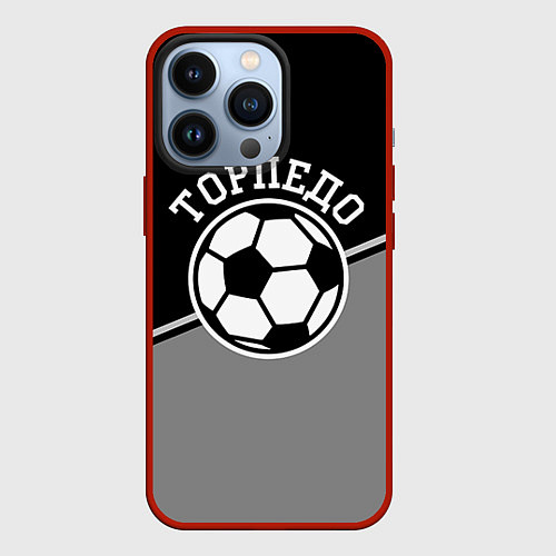 Чехол iPhone 13 Pro ФК Торпедо / 3D-Красный – фото 1