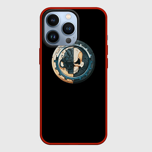 Чехол iPhone 13 Pro Adeptus Mechanicus / 3D-Красный – фото 1