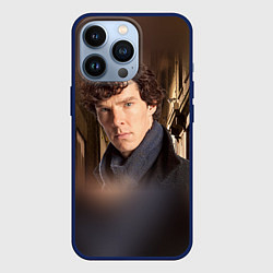 Чехол для iPhone 13 Pro Бенедикт Камбербэтч 1, цвет: 3D-тёмно-синий