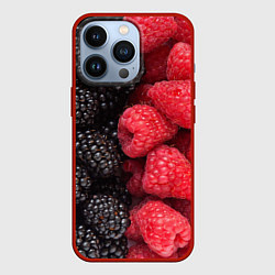 Чехол для iPhone 13 Pro Ягодная, цвет: 3D-красный