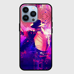 Чехол для iPhone 13 Pro Michael Jackson: Moon, цвет: 3D-черный