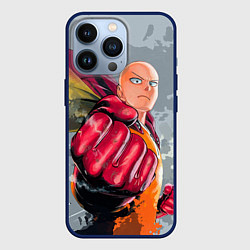 Чехол для iPhone 13 Pro One Punch Man Fist, цвет: 3D-тёмно-синий