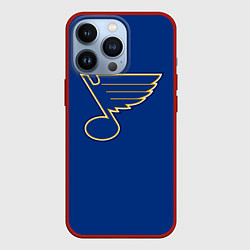 Чехол для iPhone 13 Pro St Louis Blues: Tarasenko 91, цвет: 3D-красный