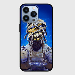 Чехол для iPhone 13 Pro Iron Maiden: Mummy, цвет: 3D-черный