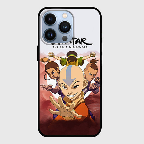 Чехол iPhone 13 Pro Avatar: The last airbender / 3D-Черный – фото 1