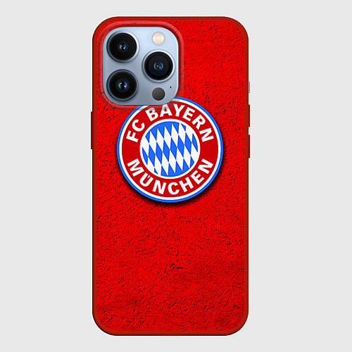 Чехол iPhone 13 Pro Bayern FC / 3D-Красный – фото 1