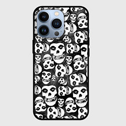 Чехол для iPhone 13 Pro Misfits Pattern, цвет: 3D-черный