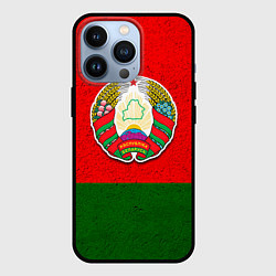 Чехол для iPhone 13 Pro Герб Беларуси, цвет: 3D-черный