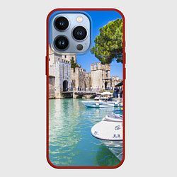 Чехол для iPhone 13 Pro Италия, цвет: 3D-красный