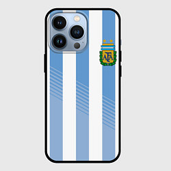 Чехол для iPhone 13 Pro Сборная Аргентины: ЧМ-2018, цвет: 3D-черный