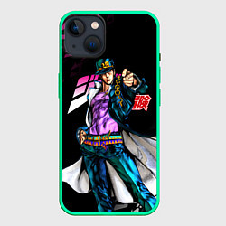 Чехол для iPhone 14 Plus JOJOS BIZARRE ADVENTURE, цвет: 3D-мятный