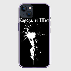 Чехол для iPhone 14 Plus Король и Шут Анархия спина, цвет: 3D-серый