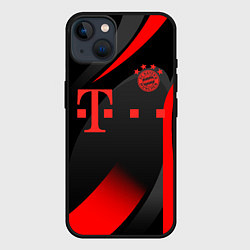 Чехол для iPhone 14 Plus FC Bayern Munchen, цвет: 3D-черный