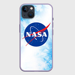 Чехол для iPhone 14 Plus NASA НАСА, цвет: 3D-серый