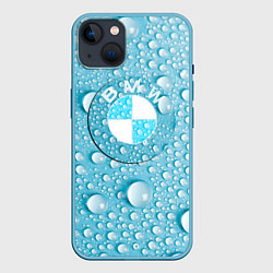 Чехол для iPhone 14 Plus BMW STORM, цвет: 3D-голубой