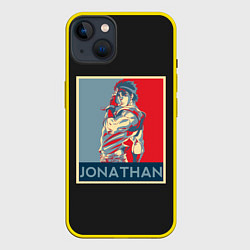 Чехол для iPhone 14 Plus Jonathan JoJo, цвет: 3D-желтый