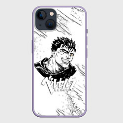 Чехол для iPhone 14 Plus БЕРСЕРК ИЛЛЮСТРАЦИЯ BERSERK, цвет: 3D-серый