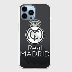 Чехол для iPhone 14 Pro Max Real Madrid, цвет: 3D-белый