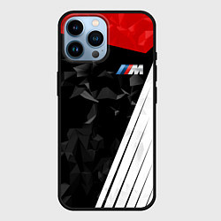 Чехол для iPhone 14 Pro Max BMW M: Poly Sport, цвет: 3D-черный