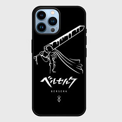 Чехол для iPhone 14 Pro Max Berserk Khight, цвет: 3D-черный