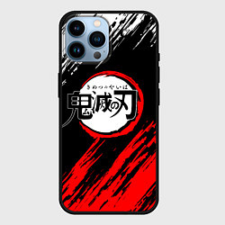 Чехол для iPhone 14 Pro Max KIMETSU NO YAIBA, цвет: 3D-черный