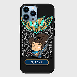 Чехол для iPhone 14 Pro Max League of Legends, цвет: 3D-черный