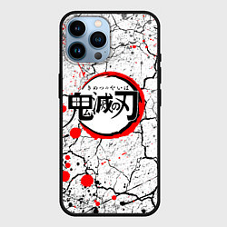 Чехол для iPhone 14 Pro Max KIMETSU NO YAIBA, цвет: 3D-черный