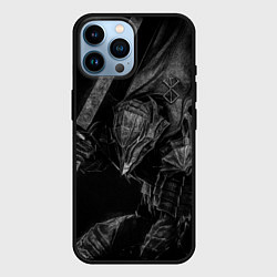 Чехол для iPhone 14 Pro Max БЕРСЕРК черно - белый, цвет: 3D-черный