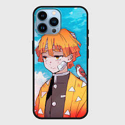 Чехол для iPhone 14 Pro Max КЛИНОК РАССЕКАЮЩИЙ ДЕМОНОВ, ЗЕНИТЦУ, цвет: 3D-черный