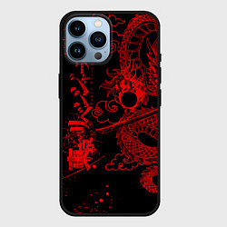 Чехол для iPhone 14 Pro Max ТОКИЙСКИЕ МСТИТЕЛИ КРАСНЫЙ ДРАКОН, цвет: 3D-черный