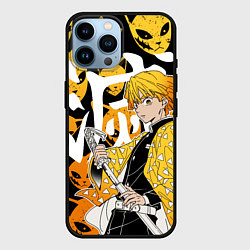 Чехол для iPhone 14 Pro Max ЗЕНИЦУ ZENITSU СТИЛЬ ГРОМА, цвет: 3D-черный