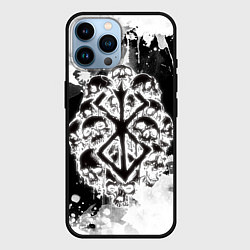 Чехол для iPhone 14 Pro Max КЛЕЙМО ЖЕРТВЫ - БЕРСЕРКBERSERK, цвет: 3D-черный