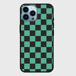 Чехол для iPhone 14 Pro Max Танджиро Камадо клинок рассекающий демонов кимоно, цвет: 3D-черный