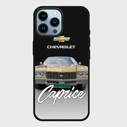 Чехол для iPhone 14 Pro Max Американская машина Chevrolet Caprice 70-х годов, цвет: 3D-черный