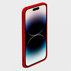 Чехол для iPhone 14 Pro Max Jo Jo - Королева убийца cool cat, цвет: 3D-красный — фото 2