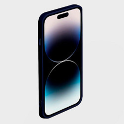 Чехол для iPhone 14 Pro Max Рождественский свитер с лисой, цвет: 3D-тёмно-синий — фото 2