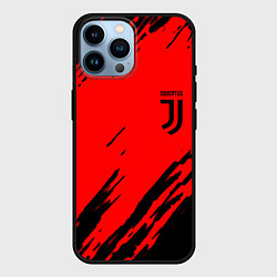 Чехол для iPhone 14 Pro Max Juventus краски спорт фк, цвет: 3D-черный
