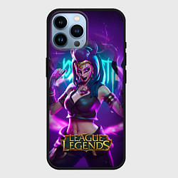 Чехол для iPhone 14 Pro Max League Of Legends Akali Kda, цвет: 3D-черный