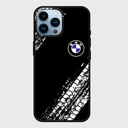 Чехол для iPhone 14 Pro Max BMW : автомобильные текстуры шин, цвет: 3D-черный