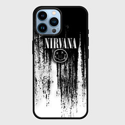 Чехол для iPhone 14 Pro Max Нирвана потёки грязи, цвет: 3D-черный
