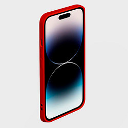 Чехол для iPhone 14 Pro Стоматолог, цвет: 3D-красный — фото 2