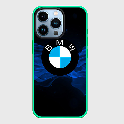 Чехол iPhone 14 Pro BMW / 3D-Мятный – фото 1