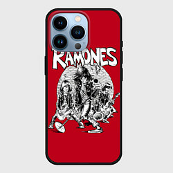 Чехол для iPhone 14 Pro BW Ramones, цвет: 3D-черный