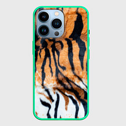 Чехол для iPhone 14 Pro Шкура тигра Новый год 2022, цвет: 3D-мятный