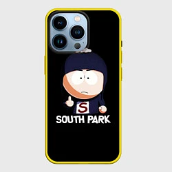 Чехол для iPhone 14 Pro South Park - мультфильм Южный парк, цвет: 3D-желтый