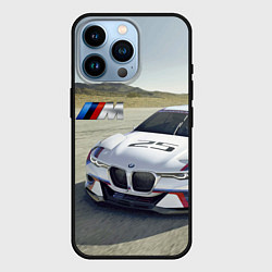 Чехол для iPhone 14 Pro Спортивная бэха на гоночной трассе, цвет: 3D-черный